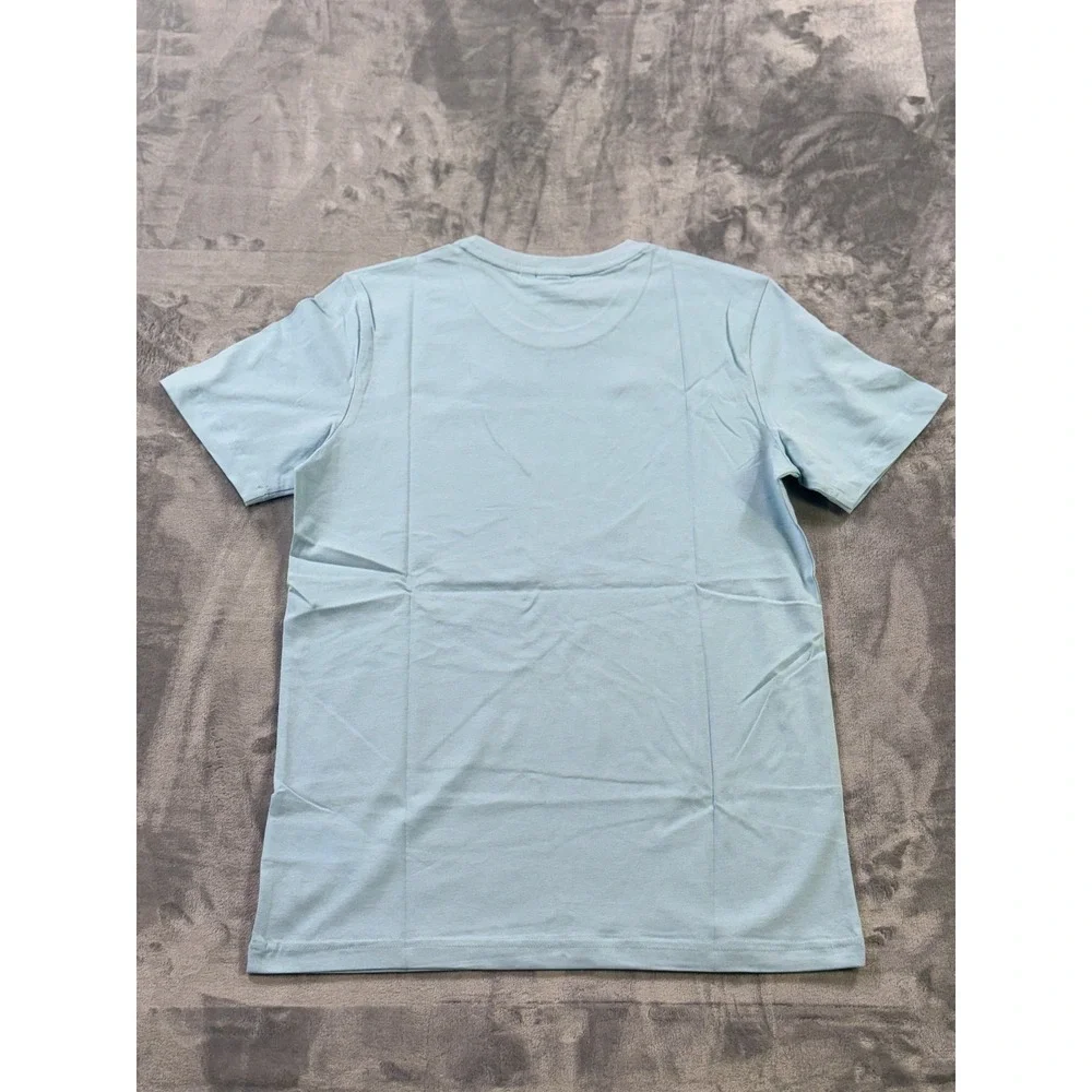 Puma Men's T-Shirt Small Blue Big Logo Graphic Crew Neck Short Sleeve NWT